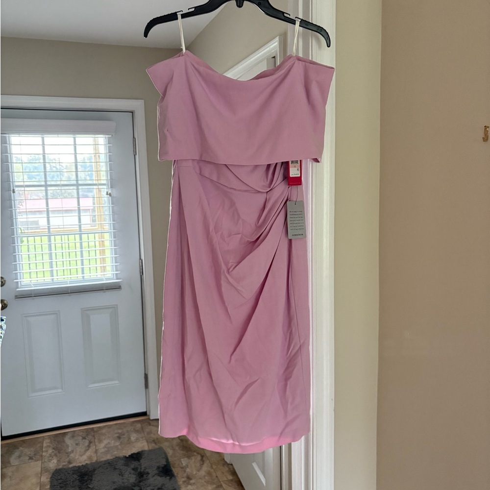 Vince Camuto Strapless Pink Dress